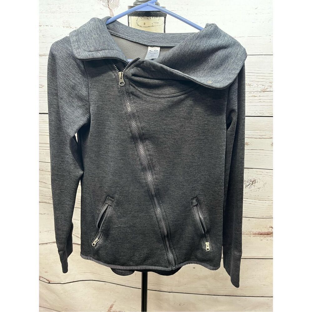 Champion Duo Dry XS dark gray side zip sweatshirt - 2982